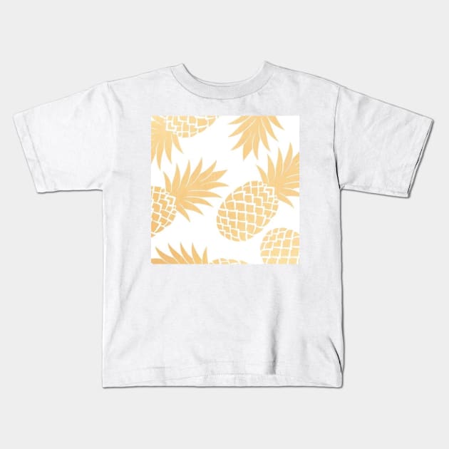 pineapples Kids T-Shirt by PREMIUMSHOP